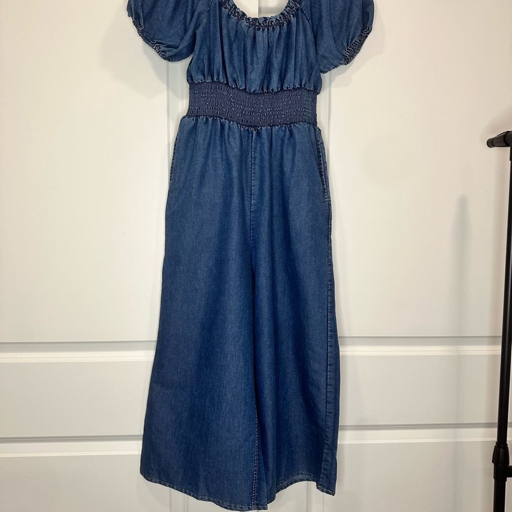 Blue Denim Maxi Dress